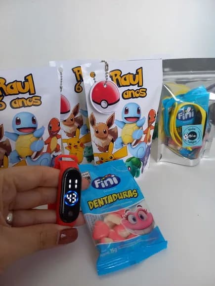 20 Relogio Digital no Saquinho + Fini