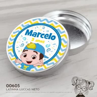 Latinha Adesivada Luccas Neto - 00605