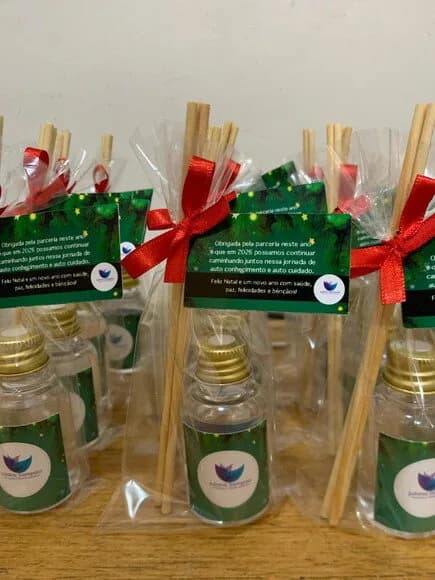 Brinde Natal Mini Aromatizador com Logo