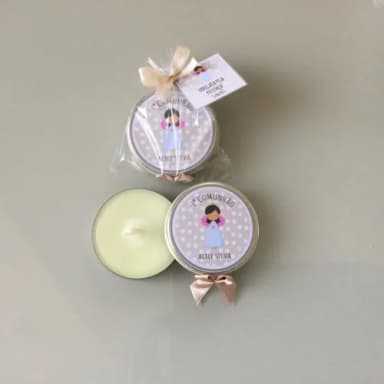 Lembrança p/ 1ª Comunhão Vela Aromática Anjinha
