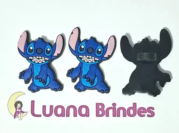 Ponteira P/lápis Stitch Emborrachado Pacotes com 6 Unidades