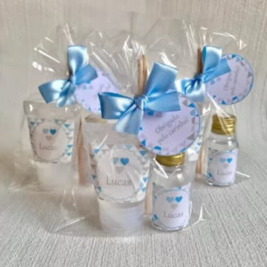 Lembrancinha Maternidade Kit álcool gel + aromatizador