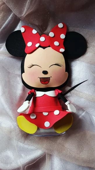 Kit 10 Minnie Mouse Vermelha ou Rosa