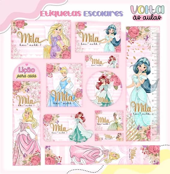 60 Etiquetas Escolares