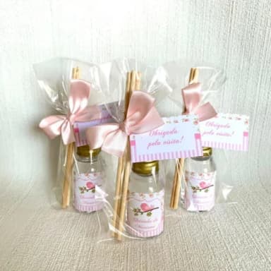 Lembrancinha Aromatizador Passarinho Rosa