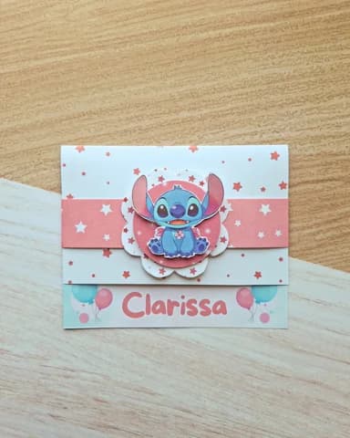 Convite de Aniversário Stitch