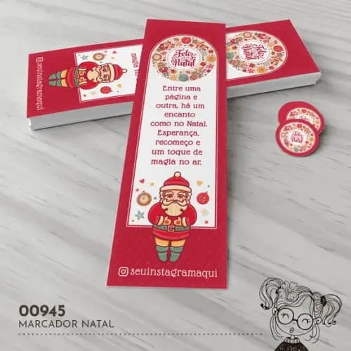 Marcador de Livro Natal - 00945