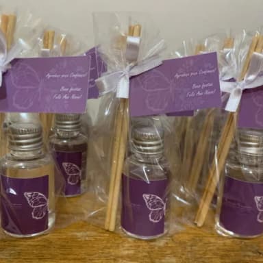 Brinde Natal Psicologa Mini Aromatizador com Logo