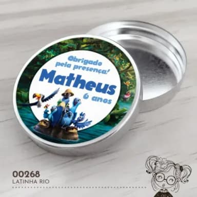 Latinha Adesivada Rio - 00268