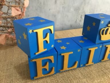 Cubos 6x6cm Pequeno Príncipe com Estrela