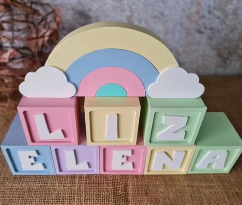 CANDY COLORS - Cubos 6x6cm TS + ARCO ÍRIS.