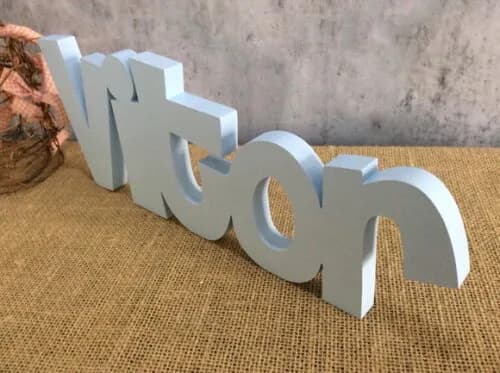 Letras Decorativas - nome em MDF