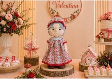 Vovozinha De Feltro Decoração Festa Chapeuzinho Vermelho