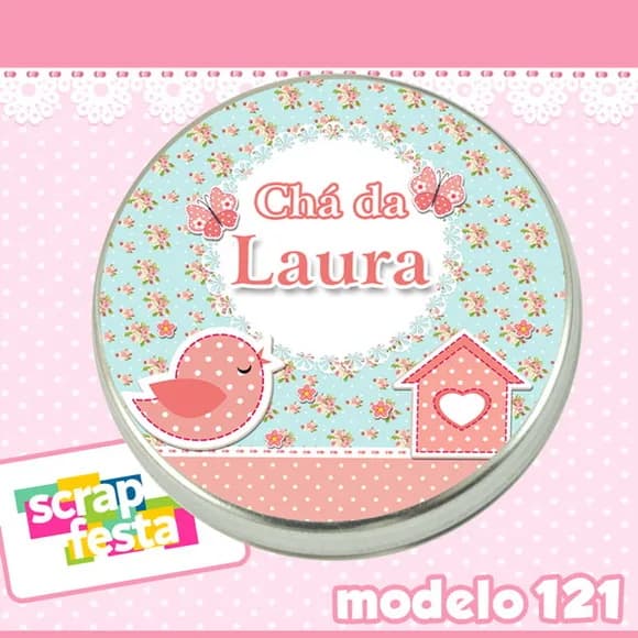 Lembrancinhas de Chá de Bebê Latinhas