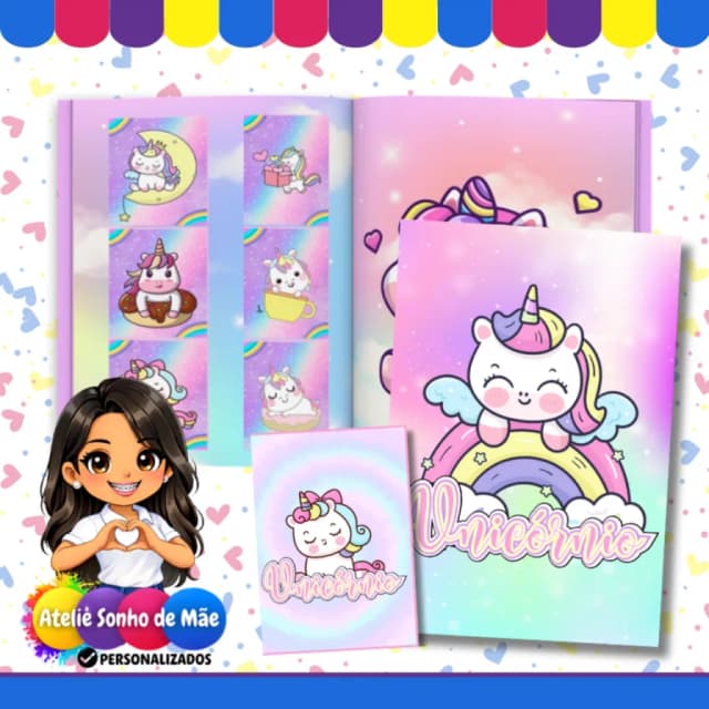 Album de Figurinhas Personalizados