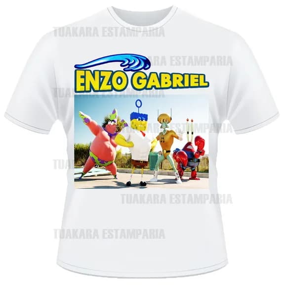 Camiseta Bob Esponja 1 - filme