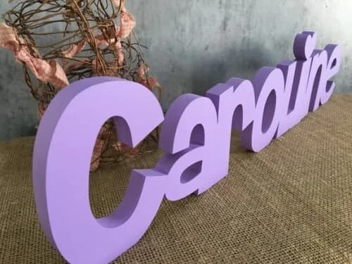Nomes de Mesa em MDF Linha CH
