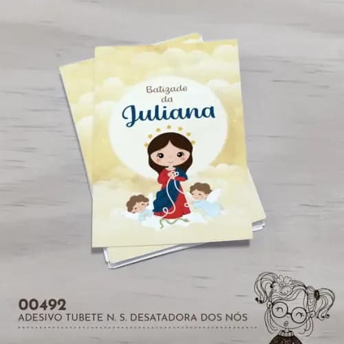Adesivo Tubete N. S. Desatadora dos Nós - 00492