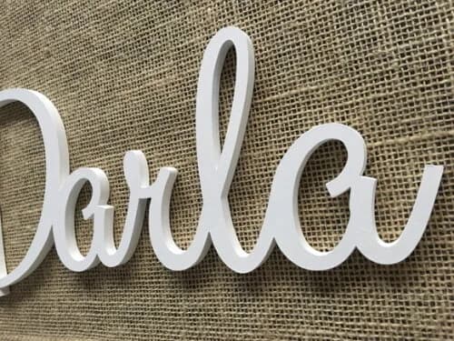 Letras Decorativas Nomes de Parede