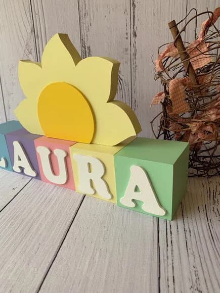 Decoração Bebê - Cubos Bal + Sol