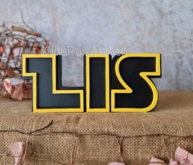 Letras Decorativas Personalizadas em MDF para Quarto de Bebê e Festas - Tema Star Wars