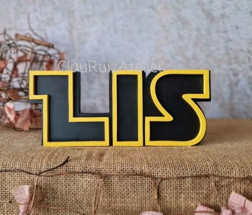 Letras Decorativas Personalizadas em MDF para Quarto de Bebê e Festas - Tema Star Wars