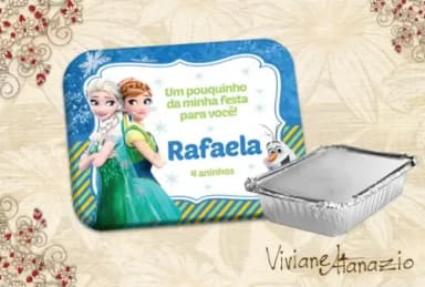 Adesivo Marmitinha Frozen Fever - 00319
