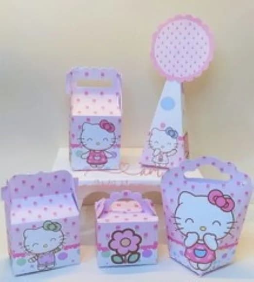 Kit 30 Lembrancinhas Hello Kitty