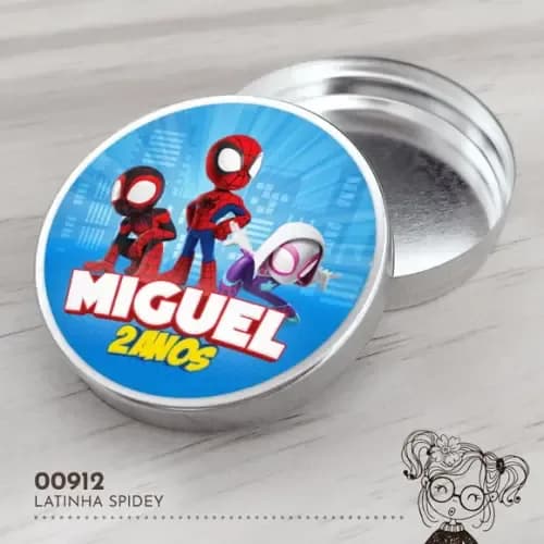 Latinha Adesivada Spidey - 00912