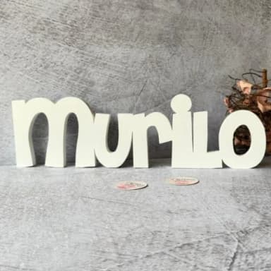 Nome em mdf - Linha Ch - Decoração Bebê e Infantil