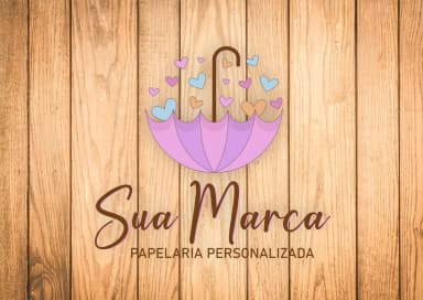 Logotipo fofo para Papelaria Personalizada 003