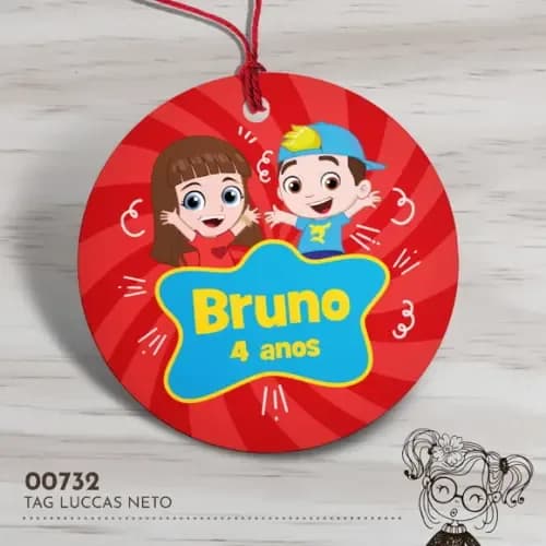 Tag Redonda Luccas Neto - 00732