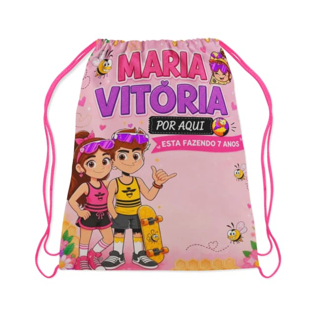 Mochilinha personalizadas Natan por aí