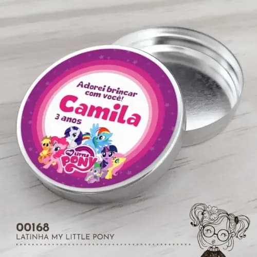 Latinha Adesivada My Little Pony - 00168