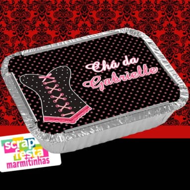 Marmitinha Personalizadas Festa Chá de Lingerie