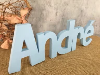 Letras Decorativas - nome em MDF Linha CH