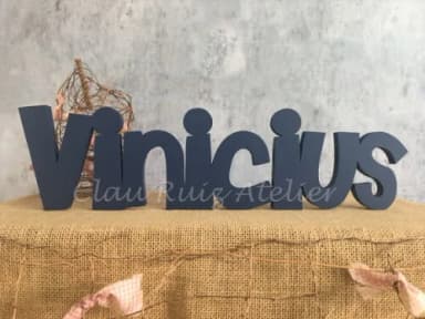 Letras de MDF -Nomes Linha CH