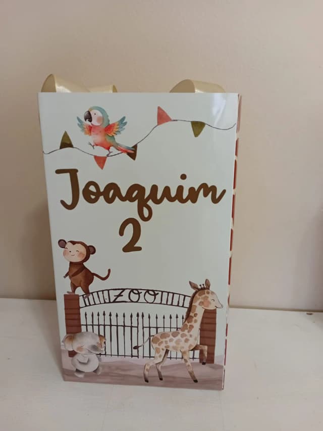 Sacolinhas Personalizadas Zoológico para Lembrancinhas