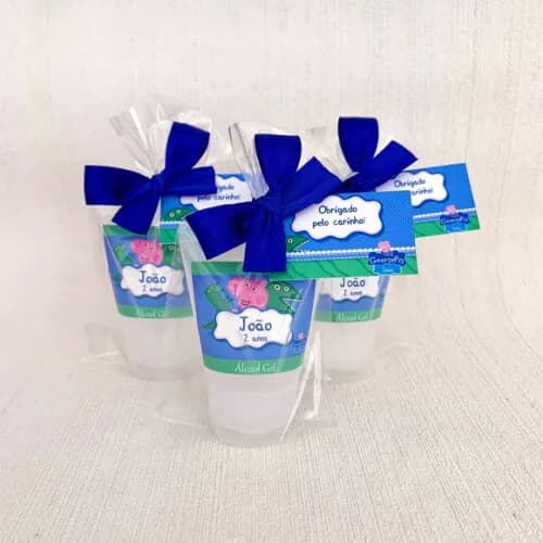 Álcool gel 70% festa infantil