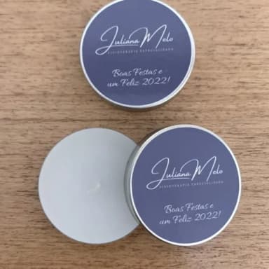 Brinde empresarial vela aromática