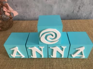 MOANA Cubos 6x6cm