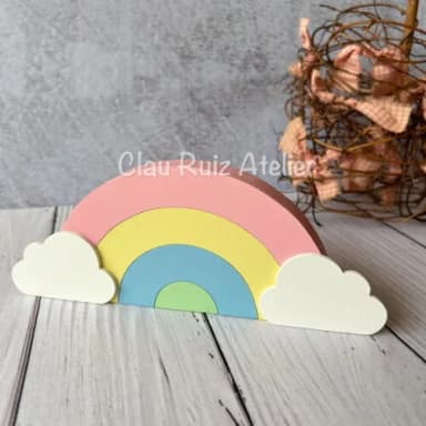 Arco Íris de Mesa Decoração Bebê