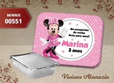 Adesivo Marmitinha Minnie - 00551