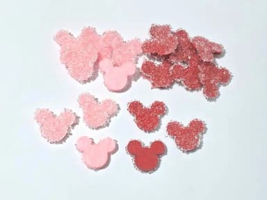 Aplique Minnie Eva com Pedrinhas Pacote com 6 Unidades