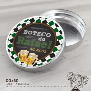 Latinha Adesivada Boteco - 00450