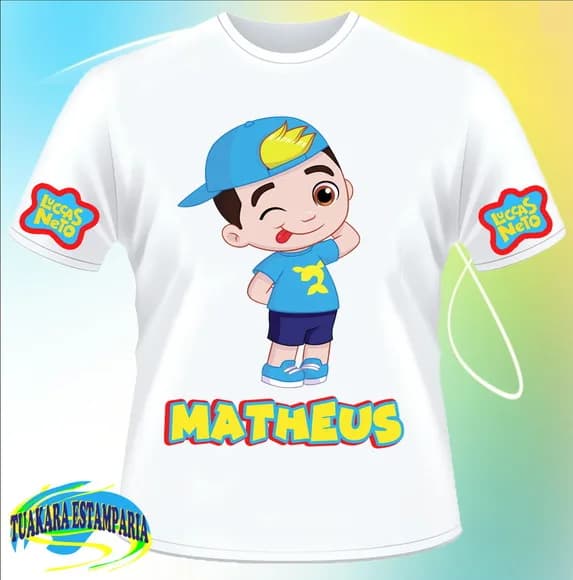 Camiseta Luccas Neto 02