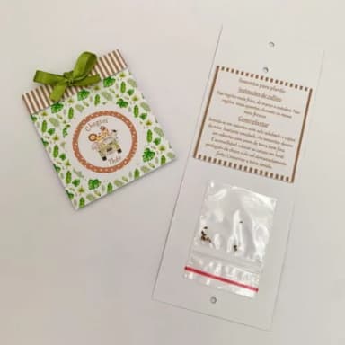 Lembrancinha Maternidade Sachê Sementinha Safari