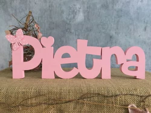 Decoração Bebê - Letras em mdf Linha Ch - Jardim