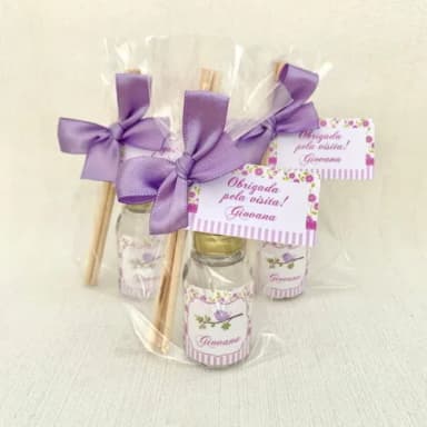 Lembrancinha Aromatizador Passarinho Lilás