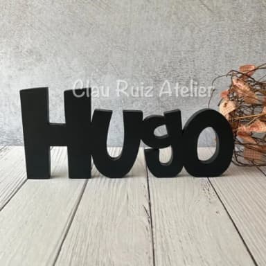 Nome em mdf - Linha Ch - Decoração Bebê e Infantil